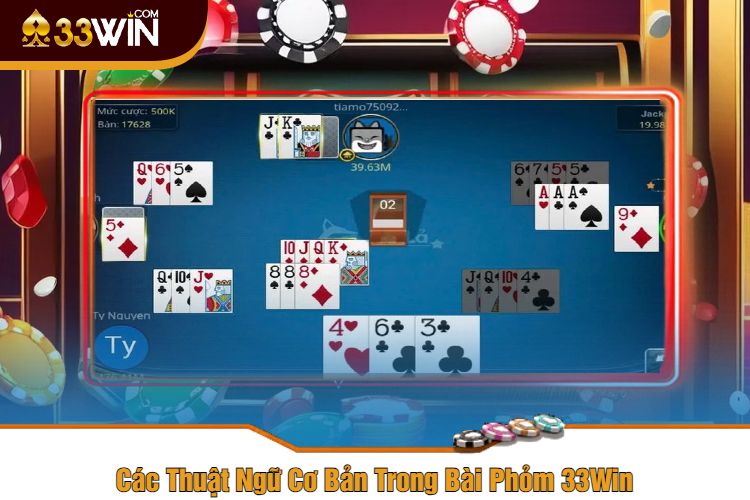 Các Thuật Ngữ Cơ Bản Trong Bài Phỏm 33Win